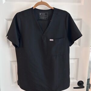 FIGS women's Black Zamora Scrub pants